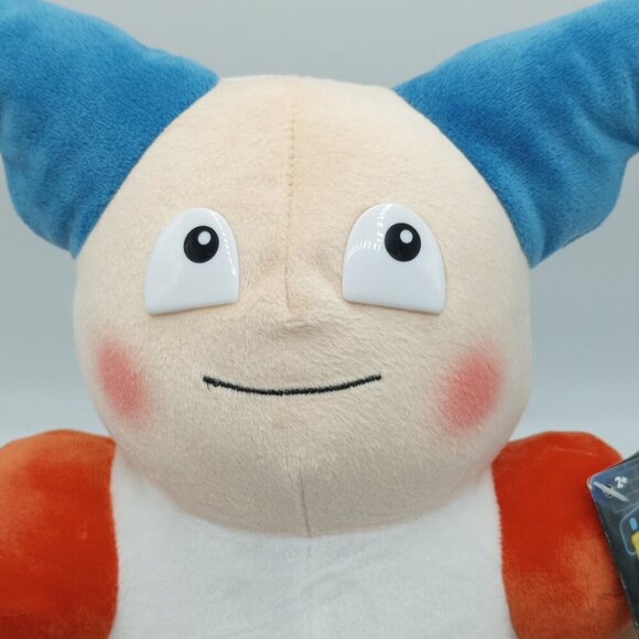 Mr Mime Pokemon Detective Pikachu Posable Plush NWT 2019 - Picture 1 of 13